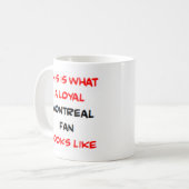 Montreal-fan, loyaal koffiemok (Voorkant links)