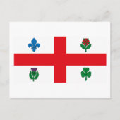 Montreal Flag Briefkaart (Voorkant)