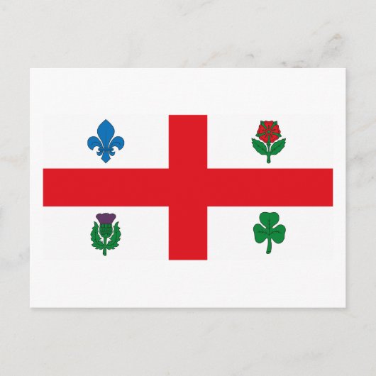 Montreal Flag Briefkaart (Voorkant)