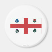 Montreal Flag Magneet (Voorkant)