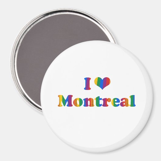 MONTREAL GAY PRIDE MAGNEET (Voorkant / Achterkant)