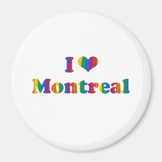 MONTREAL GAY PRIDE MAGNEET (Voorkant)