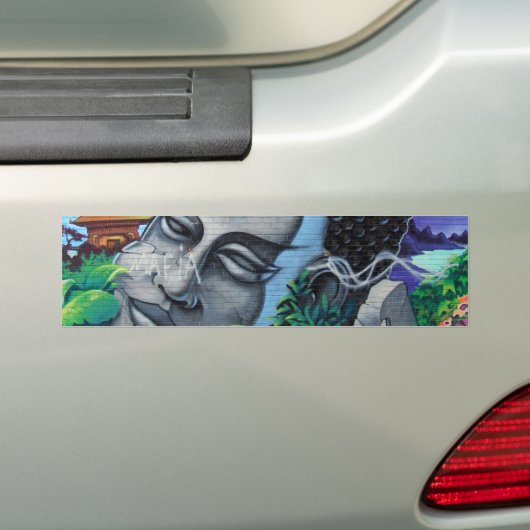 Montreal Graffiti Bumpersticker (Op auto)