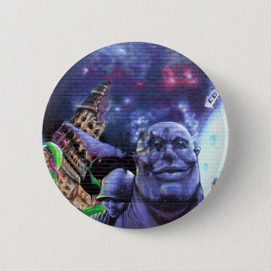 Montreal Graffiti Button rugzak (Voorkant)