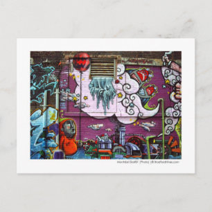 Montréal Graffiti Foto Briefkaart door Brad Hines