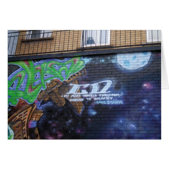 Montreal Graffiti-kaart (Voorkant Horizontaal)