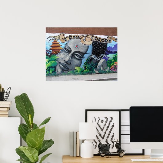 Montreal Graffiti Poster (Thuiskantoor)