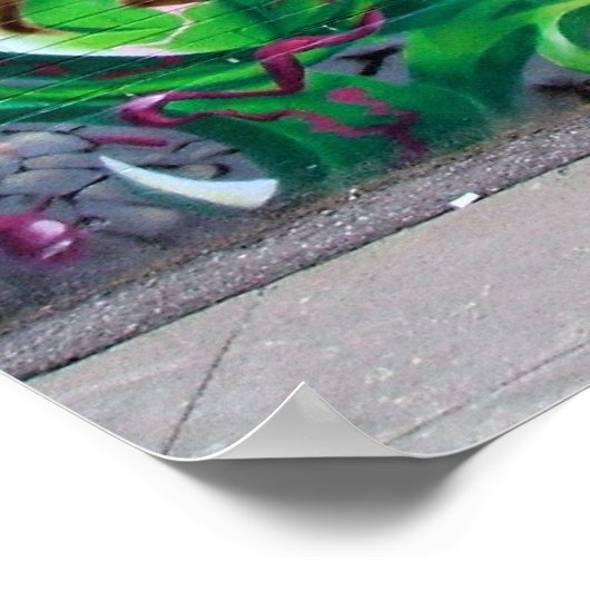 Montreal Graffiti Poster (Hoek)