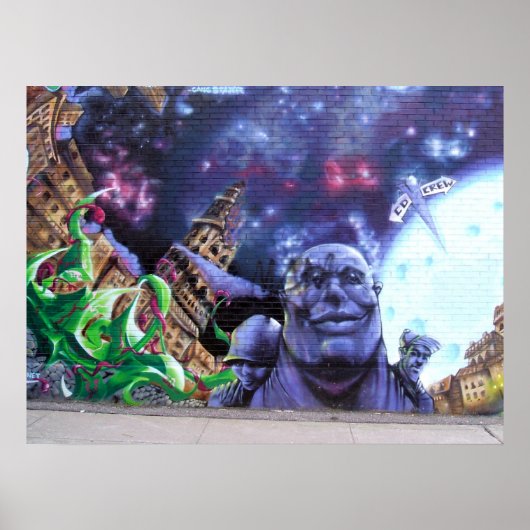 Montreal Graffiti Poster (Voorkant)