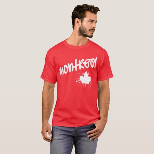 Montreal Graffiti T-shirt (Voorkant volledig)