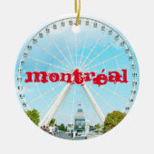 Montréal Grande Roue Ceramic Ornament (Voorkant)