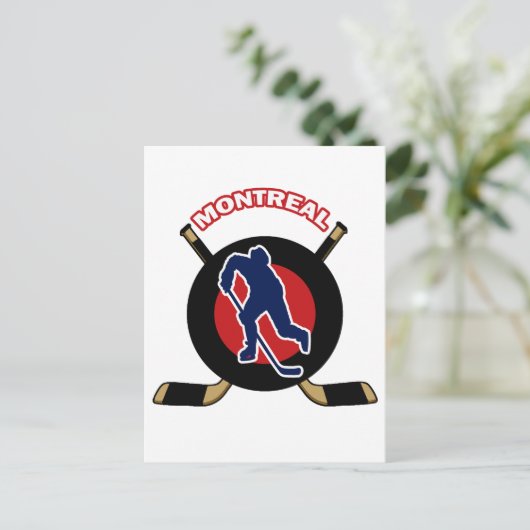 MONTREAL HOCKEY BRIEFKAART (Staand voorkant)