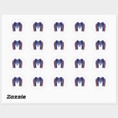 Montreal Hockey Logo Ronde Sticker (Vel)