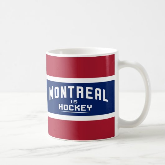 Montreal is Hockey, Red, white en Blue Mok (Rechts)