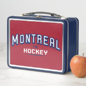 Montreal is Hockey - Rood & Blauw Lunch-vak (In situ)