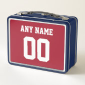 Montreal is Hockey - Rood & Blauw Lunch-vak (Achterkant)