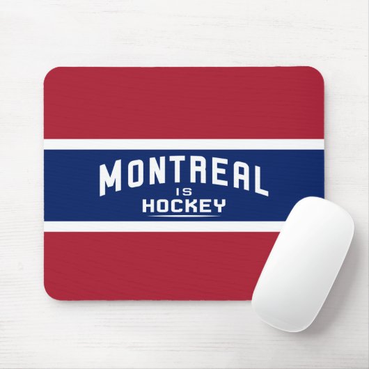 Montreal is Hockey, Rood, Wit en Blauwe Muismat (Met muis)