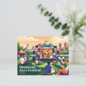 Montreal Jazz Festival Canada Briefkaart (Staand voorkant)