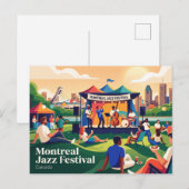 Montreal Jazz Festival Canada Briefkaart (Voorkant / Achterkant)