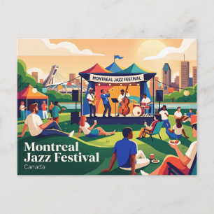 Montreal Jazz Festival Canada Briefkaart