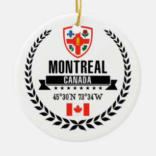 Montreal Keramisch Ornament