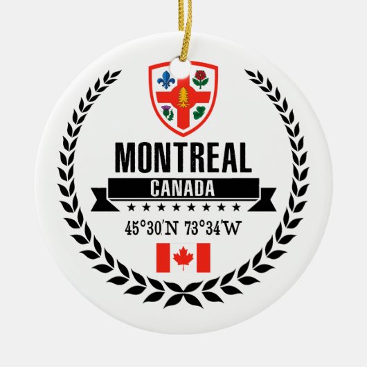 Montreal Keramisch Ornament (Voorkant)