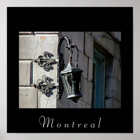 Montreal Lamp Poster (Voorkant)