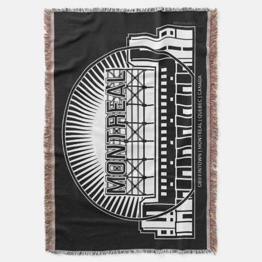 Montreal Landmark Deken (Voorkant Verticaal)