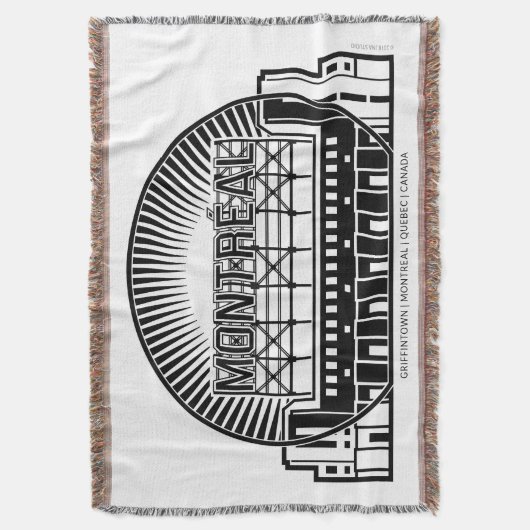Montréal Landmark Deken (Voorkant Verticaal)