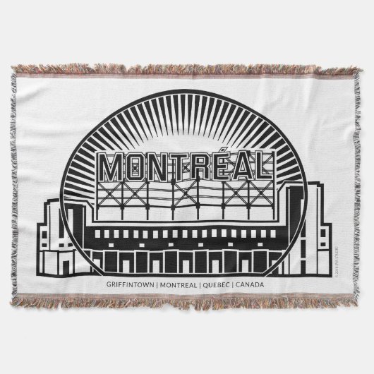 Montréal Landmark Deken (Voorkant)