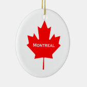 Montreal Maple Leaf Keramisch Ornament (Rechts)