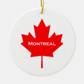 Montreal Maple Leaf Keramisch Ornament (Voorkant)