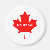 Montréal Maple Leaf Magneet (Voorkant)