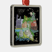 Montreal Metalen Ornament (Rechts)