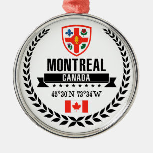 Montreal Metalen Ornament