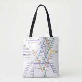 Montreal-metrozak Tote Bag (Voorkant)