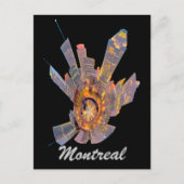 montreal mini - planeet briefkaart (Voorkant)