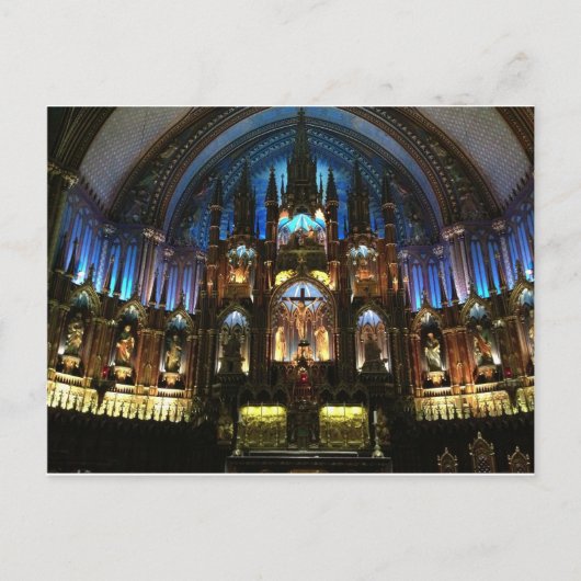 Montreal Notre Dame Basilica Briefkaart (Voorkant)