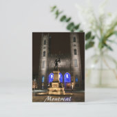 Montreal Notre-Dame Basilica Briefkaart (Staand voorkant)