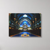 Montreal Notre Dame Cathedraal Canvas Afdrukken (Voorkant)