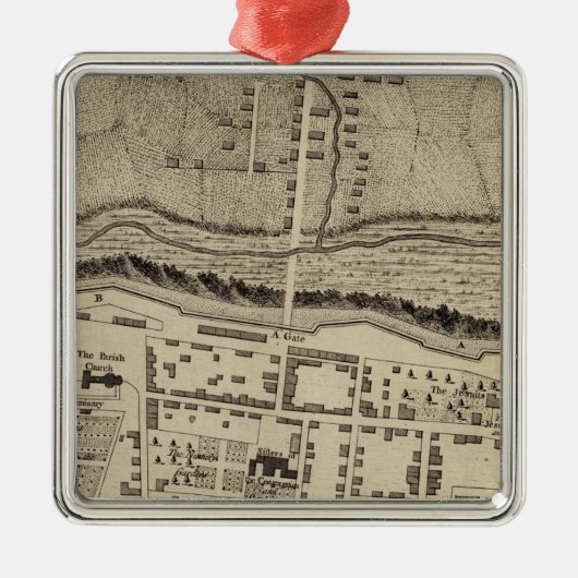 Montreal of Ville Marie Metalen Ornament (Voorkant)