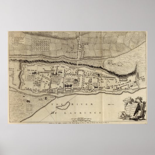 Montreal of Ville Marie Poster (Voorkant)