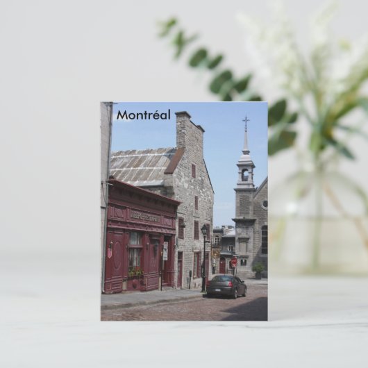Montreal Old Town Briefkaart (Staand voorkant)