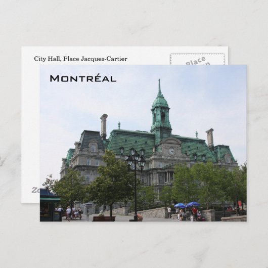 Montreal Old Town Briefkaart (Voorkant / Achterkant)