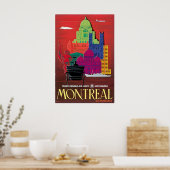 Montreal Print Canada Kunst TCA Reisposter (Keuken)