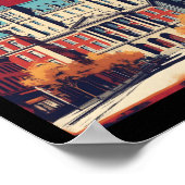 Montreal Quebec Canada 1950s Vintage Travel Touris Poster (Hoek)