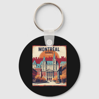 Montreal Quebec Canada 1950s Vintage Travel Touris Sleutelhanger