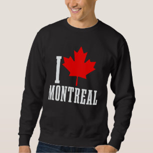 Montreal Quebec Canada Esdoornblad Canadese Vlag P Trui
