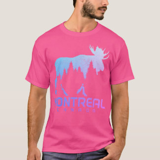 Montreal Quebec Canada Moose Souvenir T-shirt