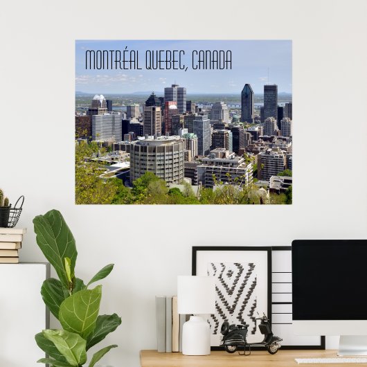 Montréal Quebec Canada Poster (Thuiskantoor)